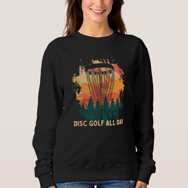 Sweatshirt Discours de golf de toute la journée Discours de g (Devant)