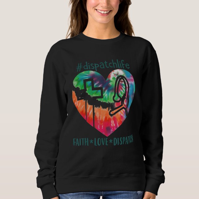 Sweatshirt Dispatchlife Foi Amour Dispatch Noël Pour Maman (Devant)