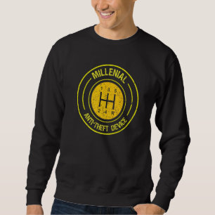 Sweatshirt Dispositif anti-vol Millenial voiture mécanique bo