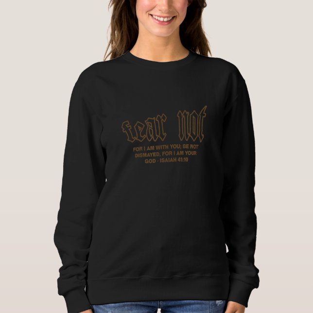Sweatshirt Disposition de grâce La crainte de ne pas (Devant)