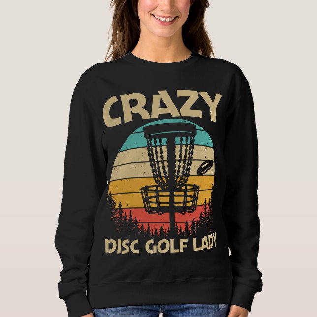 Sweatshirt Disque cool Conception Golf Pour Femmes Maman Disq (Devant)