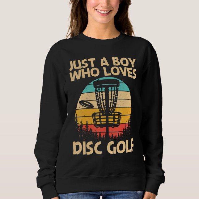Sweatshirt Disque cool Golf pour garçons Joueur de Golf de Di (Devant)