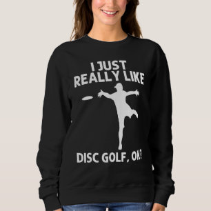 Sweatshirt Disque de golf cool pour hommes femmes disque de g