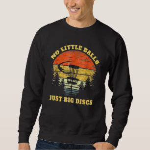 Sweatshirt Disque Drôle Golf Vintage Pas De Petites Boules Ju