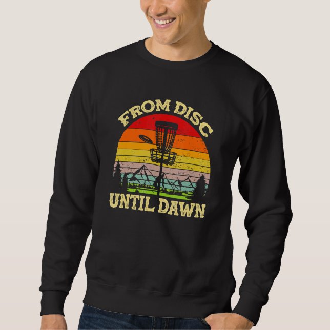 Sweatshirt Disque Golf Men Disque Golf Tee De Disque Jusqu'À  (Devant)