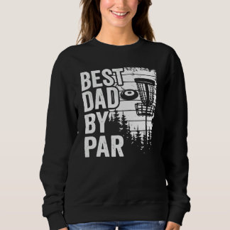 Sweatshirt Disque Golf Panier Rétro Papa Vintage Meilleur Pap