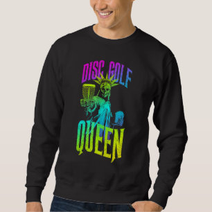 Sweatshirt Disque Golf Queen Statue Gothique De Liberty Squel
