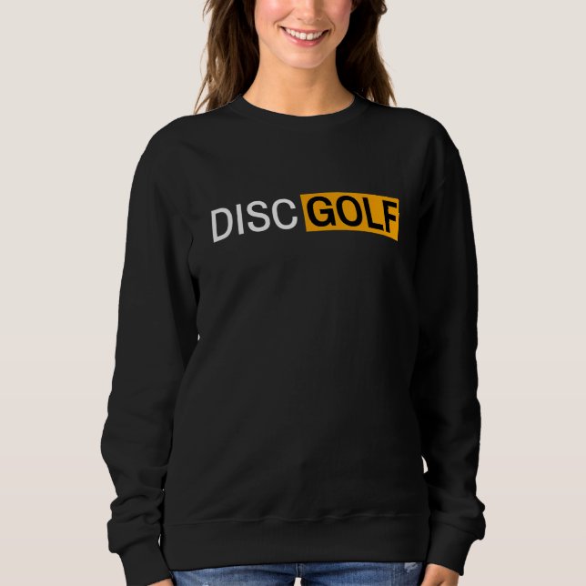 Sweatshirt Disque Golf Sports Ironique Disque Golf (Devant)