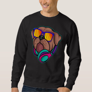 Sweatshirt Disque Jockey Carlin Radio Club Dj Turntablist Dee