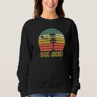 Sweatshirt Disque Jockey Frisbee Golf Rétro Disque Sport Vint