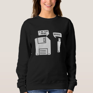 Sweatshirt Disquette Usb Je Suis Votre Père Geek