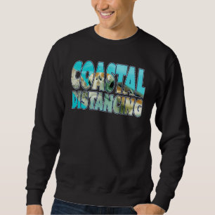 Sweatshirt Distances côtières Rétro classique tortue marine