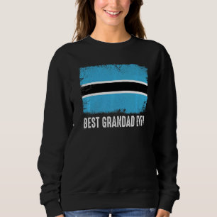 Sweatshirt Distante Botswana Drapeau Meilleure grand-mère Jam