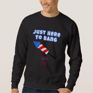 Sweatshirt Distorti Le 4 Juillet Ici À Bang Rocket