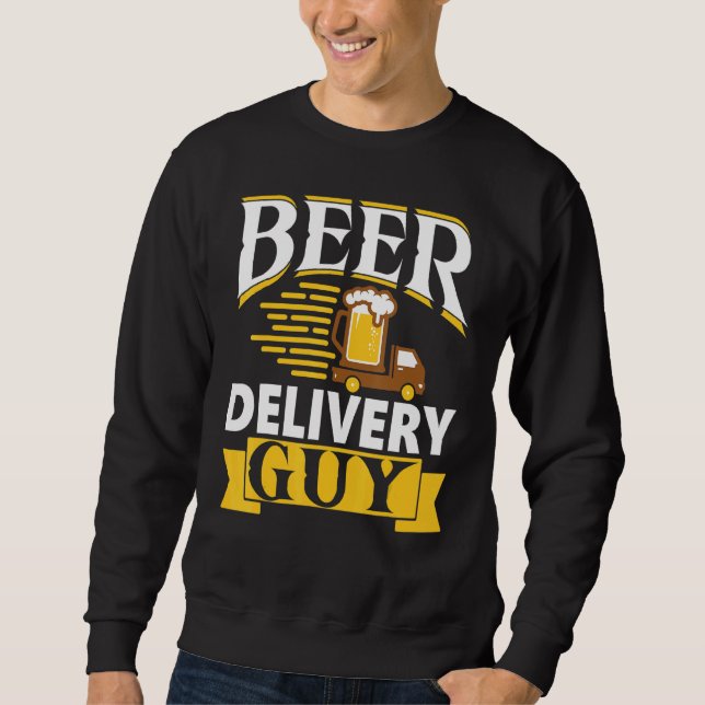 Sweatshirt Distributeur de bières Guy Alcool Boire Bar Boisso (Devant)