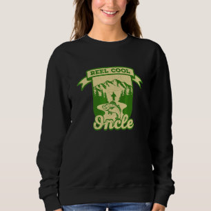 Sweatshirt Dites de pêche Oncle vraiment cool Citations de pê