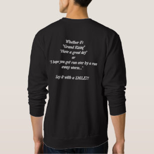 Sweatshirt Dites-le avec un SOURIRE