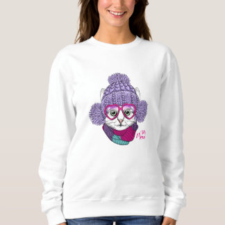 Sweatshirt Dites le T-shirt de Meow