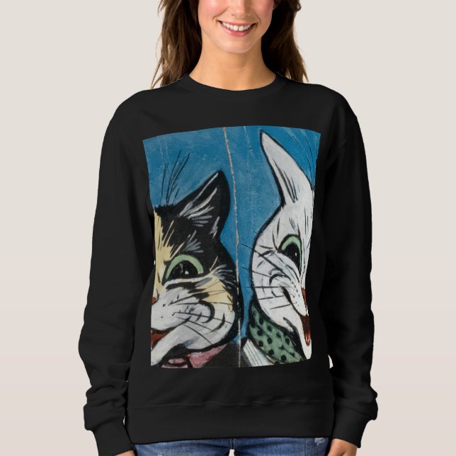 Sweatshirt Diverses chats regardés par Louis Wain (Devant)