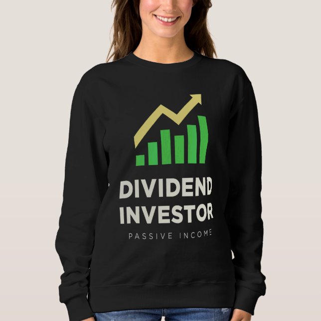 Sweatshirt Dividende Investisseur Stock de revenu passif Inve (Devant)