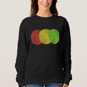 Sweatshirt Dj 80s cool Vinyl Record Reggae Discjockey Party