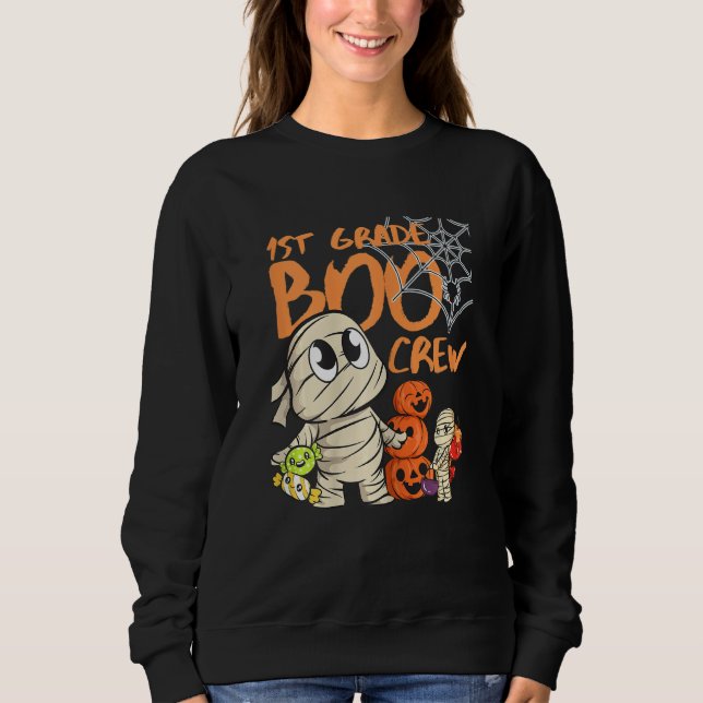 Sweatshirt Do You Like Mummy This 1st Grade Boo Crew Hallowee (Devant)