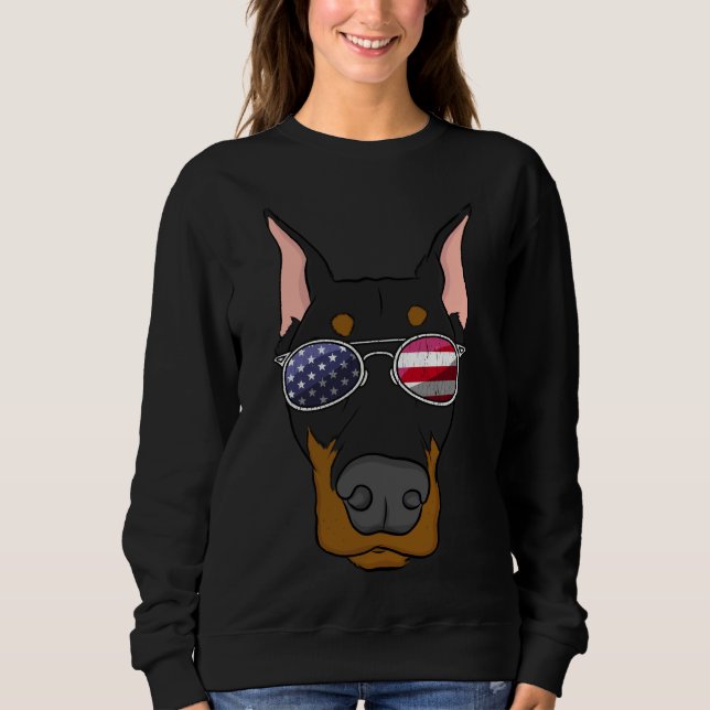 Sweatshirt Doberman américain 20 (Devant)