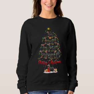 Sweatshirt Doberman Amoureux des chiens Matching Père Noël Do