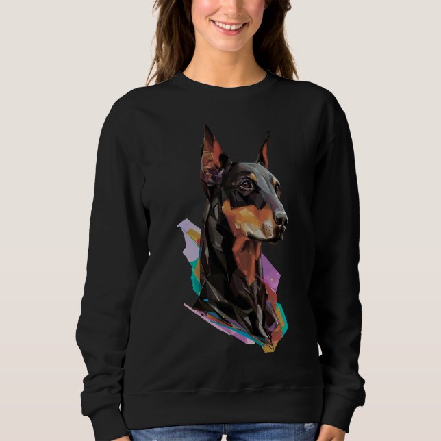 Sweatshirt Doberman Art 815 (Devant)