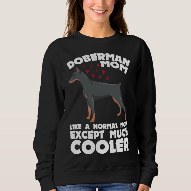 Sweatshirt Doberman Chien 1002 (Devant)