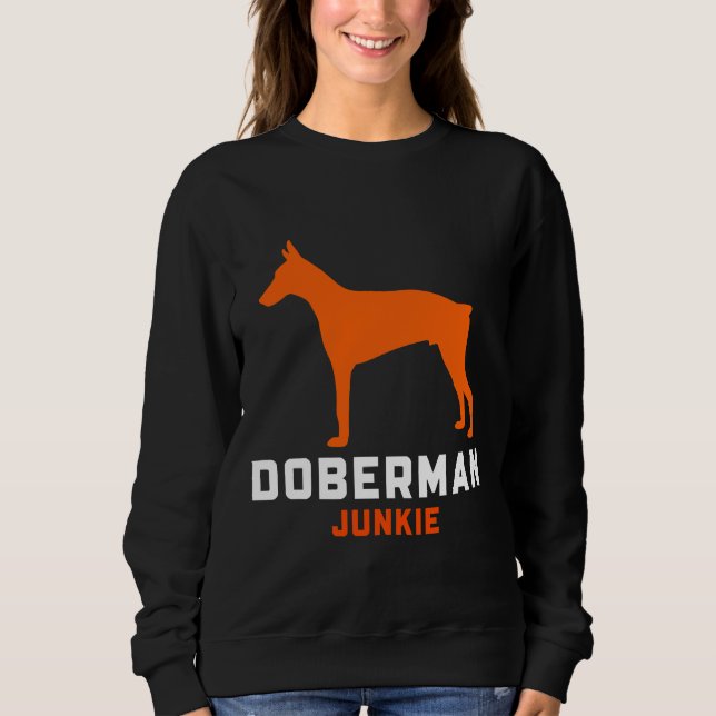 Sweatshirt Doberman Junkie  1228 (Devant)