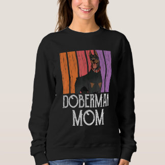Sweatshirt Doberman Maman Fille Chien Chien Chien Chien Anima