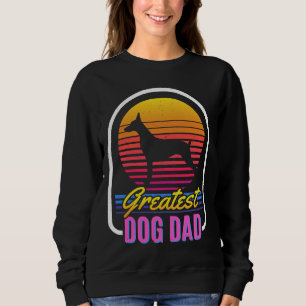 Sweatshirt Doberman Papa Vintage Retro Conception détendue 91