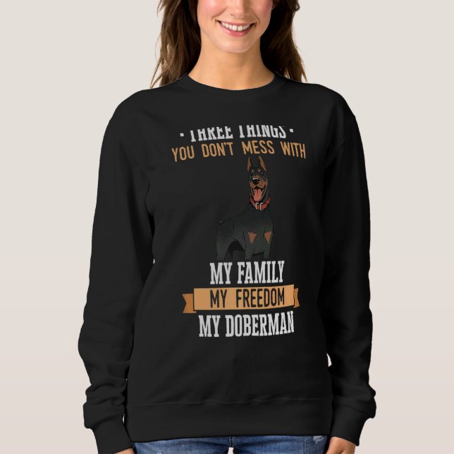 Sweatshirt Doberman Pinscher Chien (Devant)