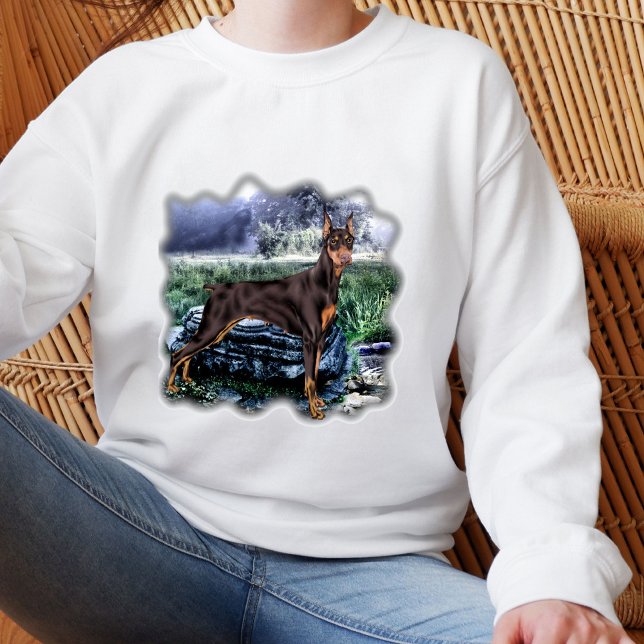 Sweatshirt Doberman Pinscher Chien (Créateur téléchargé)