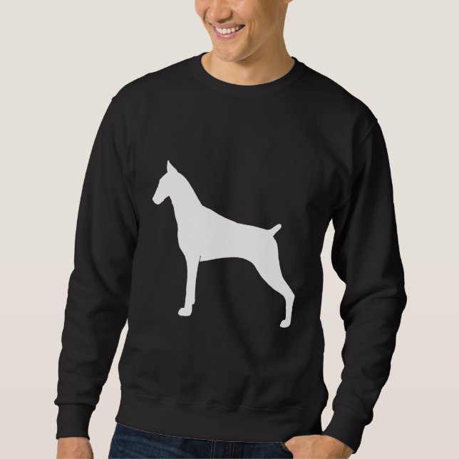 Sweatshirt Doberman Pinscher Silhouette S 204 (Devant)