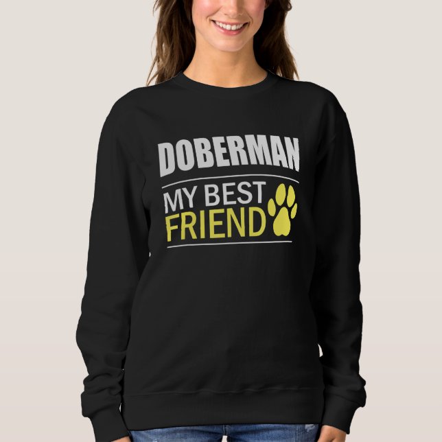 Sweatshirt Doberman propriétaire Amoureux des chiens Doberman (Devant)