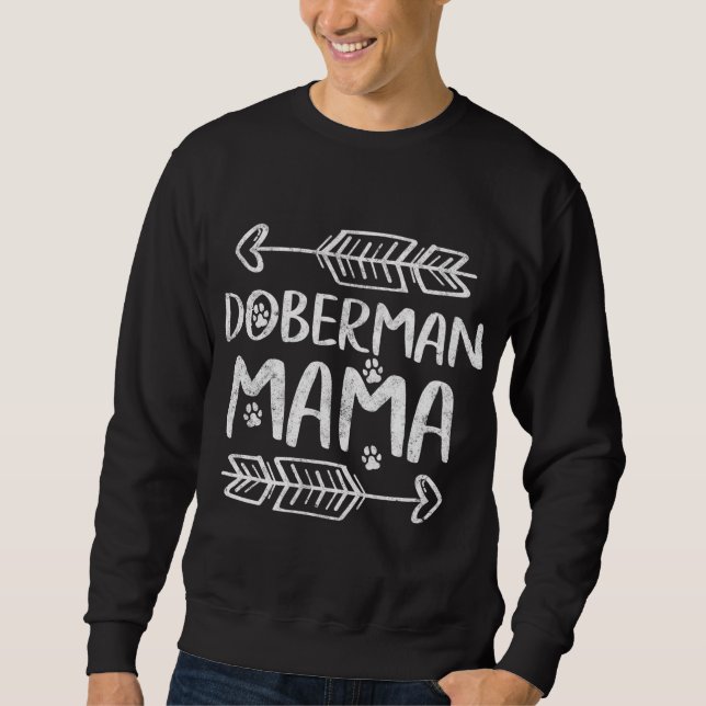 Sweatshirt Doberman Propriétaire de l'amour Funny Dobie Chien (Devant)