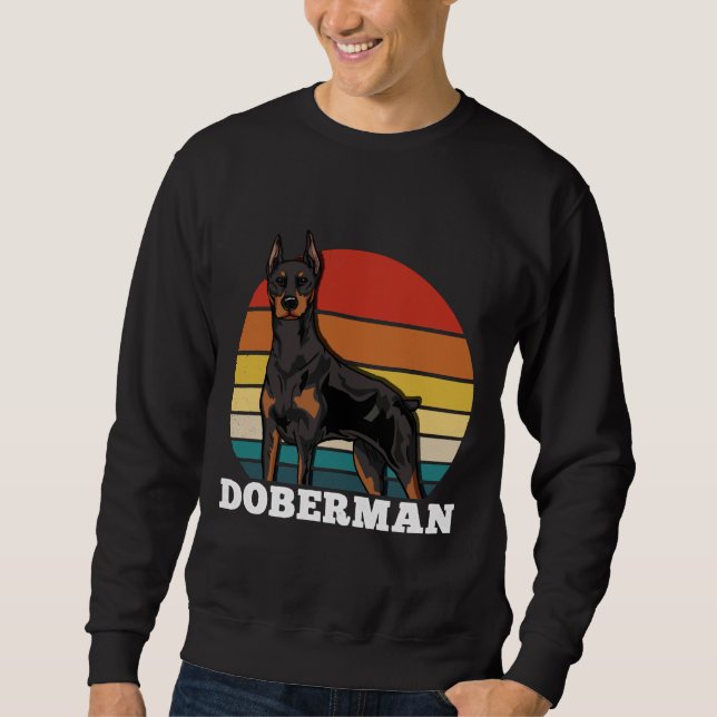 Sweatshirt Doberman Retro  625 (Devant)