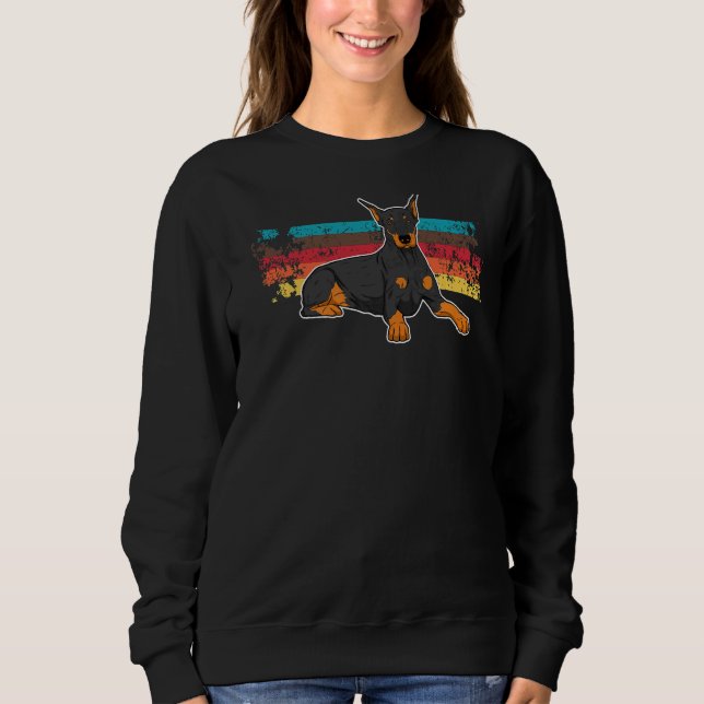 Sweatshirt Dobermann race de chiens 17 (Devant)