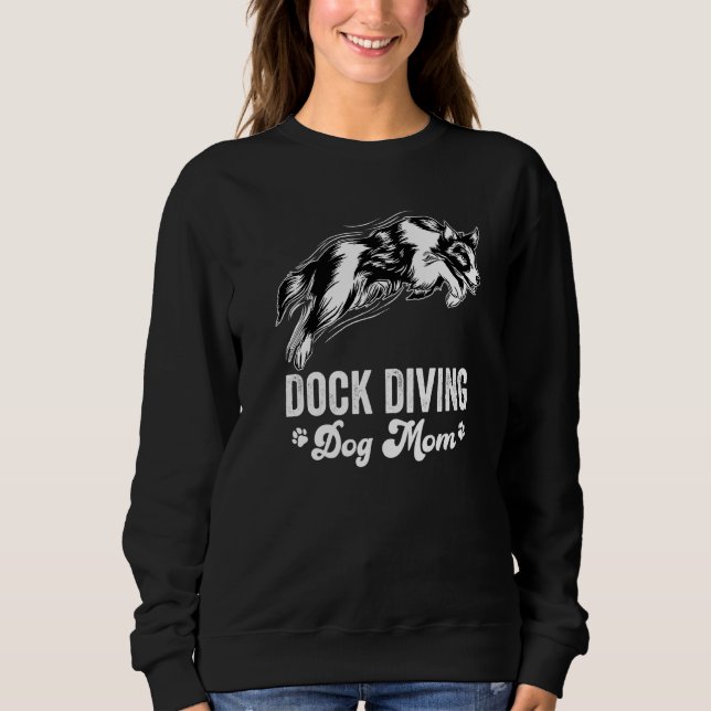 Sweatshirt Dock Diving Chien Maman (Devant)