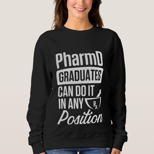 Sweatshirt Docteur En Pharmacie Tout Poste Doctorat G (Devant)