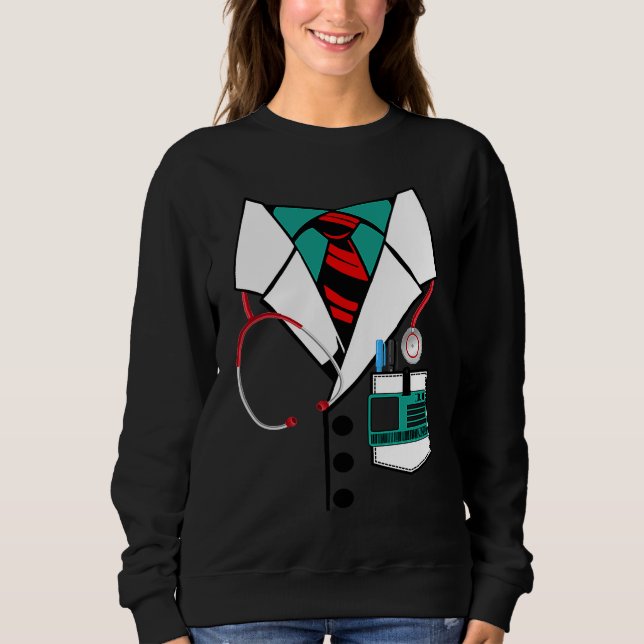 Sweatshirt Doctor Halloween Med School Medical Students Docto (Devant)