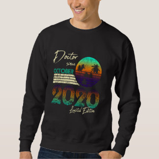 Sweatshirt Doctorat Diplôme Doctorat Docteur Docteur Depuis O