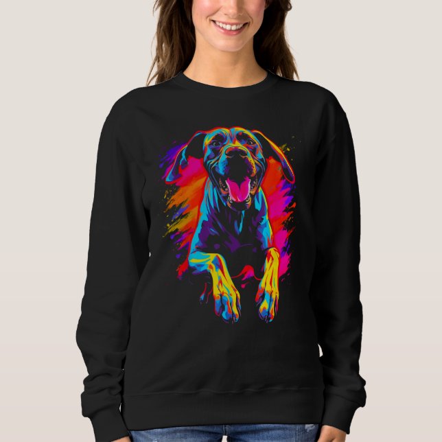 Sweatshirt Dog Cool Great Dane (Devant)