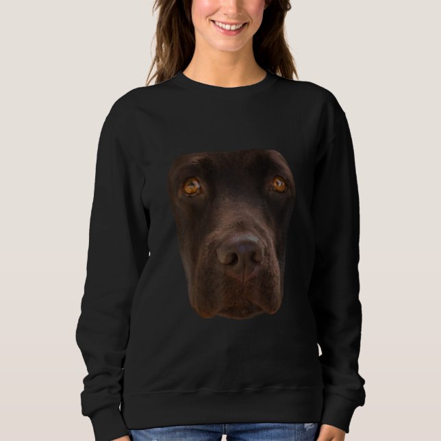 Sweatshirt Dog Lover Chocolat blanc (Devant)