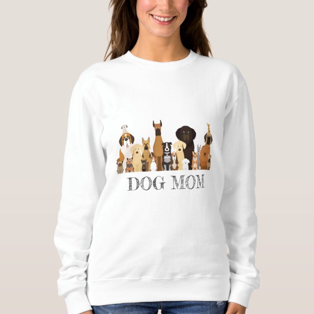 Sweatshirt Dog Mom Shirt Doggy Friend Pet AnimalT-Shirt (Devant)