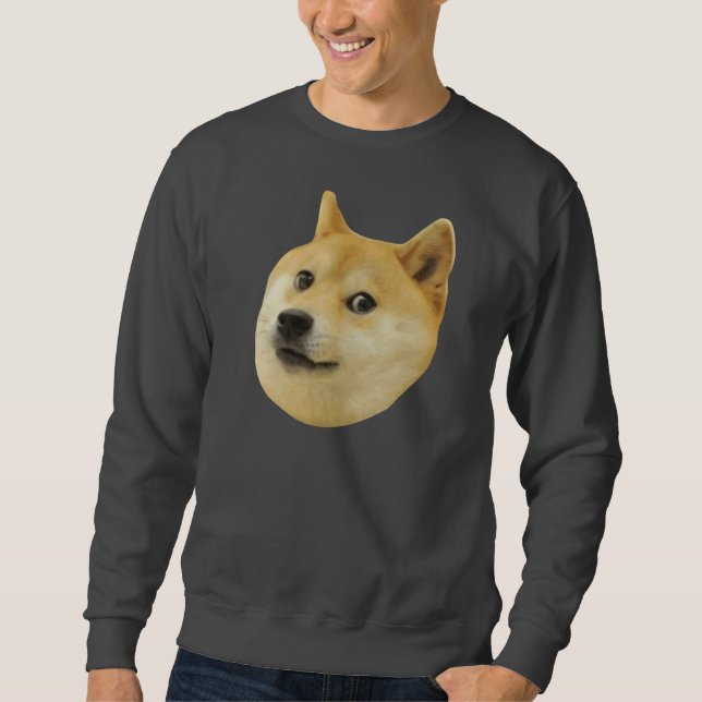 Sweatshirt Doge très wow beaucoup de chien un tel Shiba Shibe (Devant)