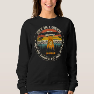 Sweatshirt Dogecoin Loser Nous allons à la lune DOGE