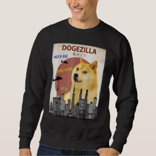 Sweatshirt Dogezilla T- Doge Doge Mèmes Shiba Inu Chien